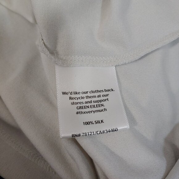 EILEEN FISHER STRETCH SILK SHELL JERSEY TANK TOP SMALL - Picture 6 of 6